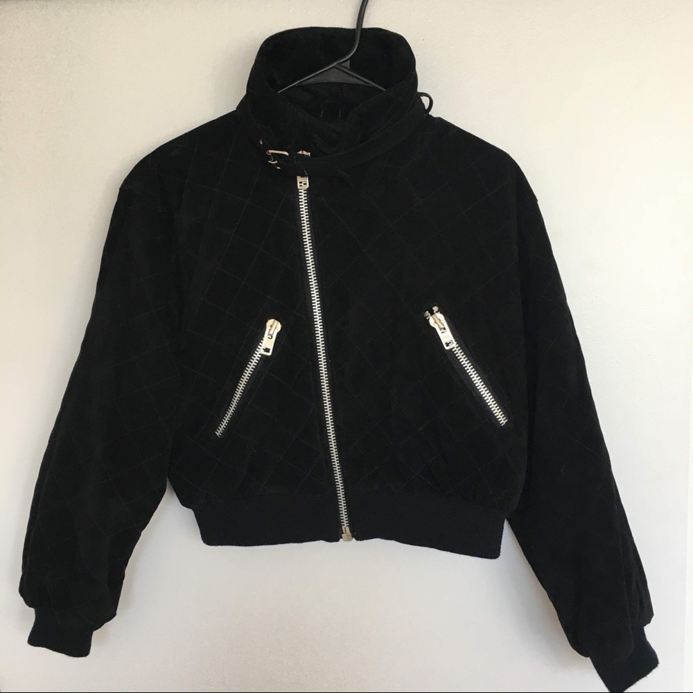 G-III WINTER BLACK LEATHER JACKET